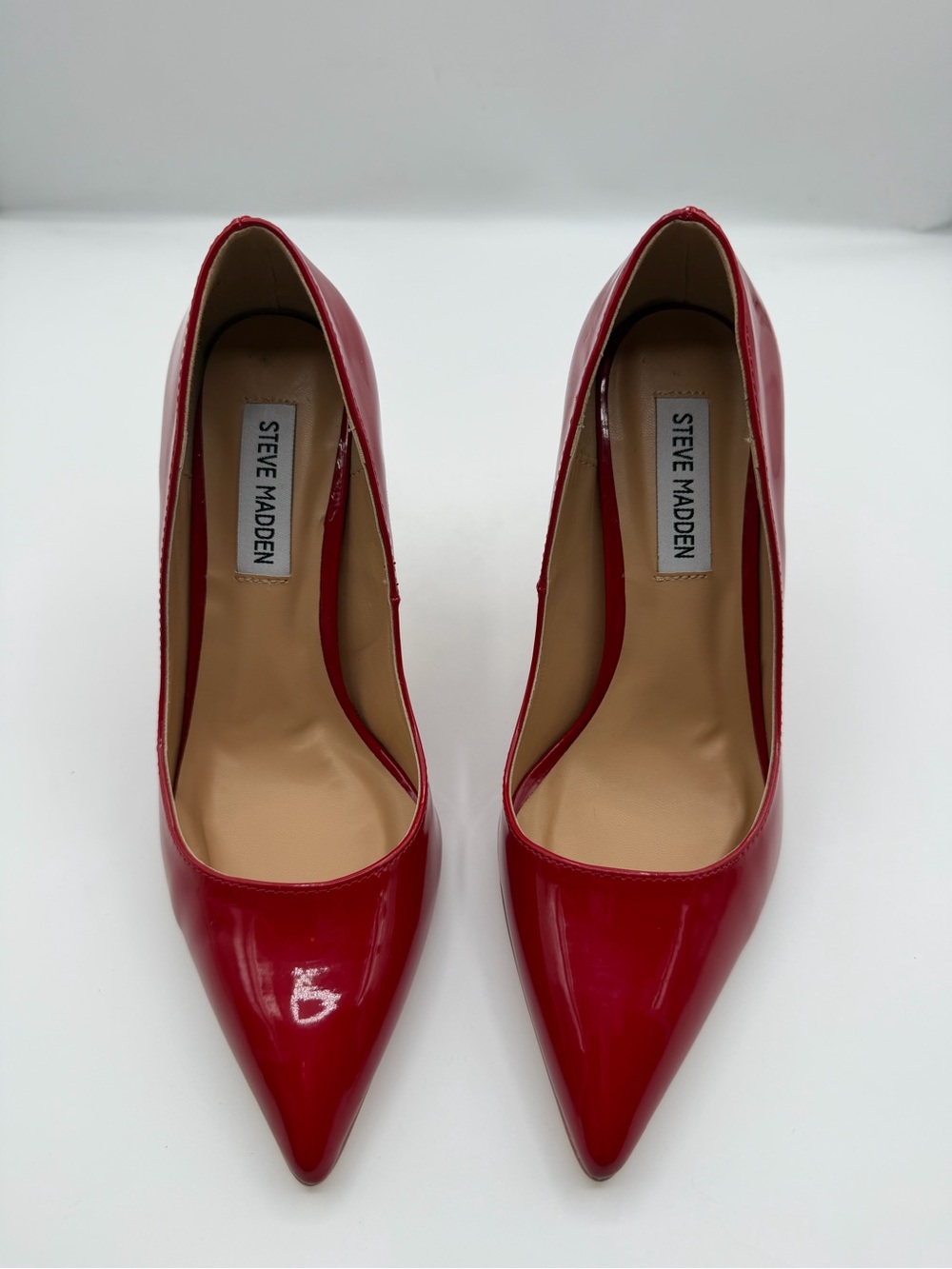 Steve Madden Red Patent Pointed-Toe Pumps - Classic Stiletto